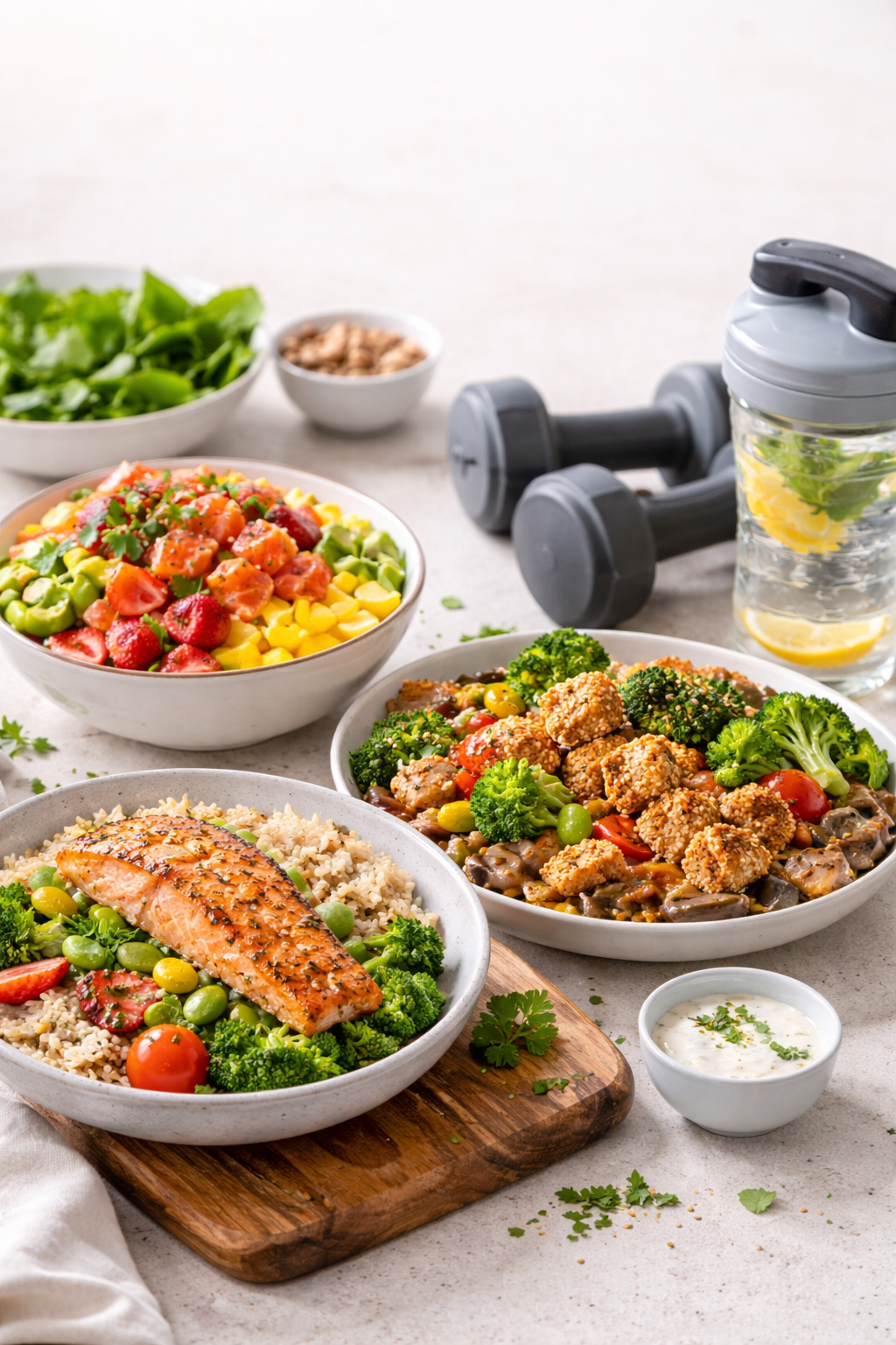 Recetas proteicas de salmones de Chile para deportistas